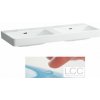 Dvojumývadlo Laufen Pre S 130x46 cm bez otvoru pre batériu H8149684001091 Dvojumývadlo Laufen Pre S 130x46 cm bez otvoru pre batériu H8149684001091