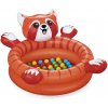 Bestway 52702 Suchý bazén červený Panda 107 x 94 cm +50 loptičiek Bestway 52702 Suchý bazén červený Panda 107 x 94 cm +50 loptičiek