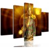 5-dielny obraz zlatý budha 5-dielny obraz zlatý budha
