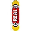 Skateboard Real Classic Oval II yellow red 7,75 7,75