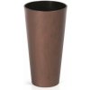 PROSPERPLAST Prosperplast Kvetináč TUBUS Slim Corten 250x476 mm, medený, vložka PROSPERPLAST Prosperplast Kvetináč TUBUS Slim Corten 250x476 mm, medený, vložka