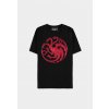 Game of Thrones GOT - House Of The Dragon - Women's Short Sleeved T-shirt Velikost: XL, Barva: Black Game of Thrones GOT - House Of The Dragon - Women's Short Sleeved T-shirt Velikost: XL, Barva: Black