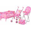 CHIPOLINO Sada pro panenky 3v1 Trixy Hearts CHIPOLINO Sada pro panenky 3v1 Trixy Hearts