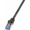 Logilink CQ3013S kat.6A, S/FTP, PIMF, 0,25m, černý Logilink CQ3013S kat.6A, S/FTP, PIMF, 0,25m, černý