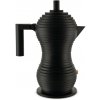 Alessi Kávovar Moka PULCINA 70 ml, čierna Alessi Kávovar Moka PULCINA 70 ml, čierna