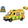 Teddies Auto ambulancia plast 12cm na zotrvačník Teddies Auto ambulancia plast 12cm na zotrvačník