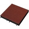 Gumová dlažba PIN-HOLE 500 x 500 mm x 75 mm červená - 1 ks Gumová dlažba PIN-HOLE 500 x 500 mm x 75 mm červená - 1 ks