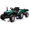 mamido Elektrický traktor s prívesom pre deti HC-306 24V tmavo zelený mamido Elektrický traktor s prívesom pre deti HC-306 24V tmavo zelený