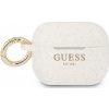 Guess Guess GUAPSGGEH kryt AirPods Pro bílý/bílý silikonový třpyt Guess Guess GUAPSGGEH kryt AirPods Pro bílý/bílý silikonový třpyt