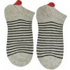 Dámske sivé ponožky STRIPS Dámske sivé ponožky STRIPS