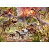 RAVENSBURGER Puzzle Dinosauři na útěku 60 dílků RAVENSBURGER Puzzle Dinosauři na útěku 60 dílků
