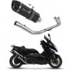 Yamaha T-MAX 500 2008 - 2011 kompletný ladený výfukový systém HP1 BLACK + dB killer medium Yamaha T-MAX 500 2008 - 2011 kompletný ladený výfukový systém HP1 BLACK + dB killer medium