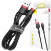 Baseus CALKLF-B19 USB / Lightning QC3.0, 1m, černý/červený