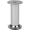 Walteco Nábytková noha priemer 32mm, výška 100mm, matný chróm , 50048 Walteco Nábytková noha priemer 32mm, výška 100mm, matný chróm , 50048