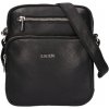 Lagen Pánska kožená crossbody taška 6048 BLK Lagen Pánska kožená crossbody taška 6048 BLK