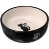 Magic Cat Keramická miska čierna/biela 170 ml Magic Cat Keramická miska čierna/biela 170 ml