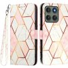 VSETKONAMOBIL 112225 ART MARBLE Peňaženkový kryt pre Motorola Edge 60 Pro PINK HEXAGON VSETKONAMOBIL 112225 ART MARBLE Peňaženkový kryt pre Motorola Edge 60 Pro PINK HEXAGON