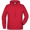 James & Nicholson (Daiber) Pánska mikina s kapucňou z biobavlny 8024 - Červená | 4XL James & Nicholson (Daiber) Pánska mikina s kapucňou z biobavlny 8024 - Červená | 4XL
