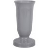Nohel Garden Váza cintorínsky KALICH ťažká plastová d12x24cm