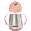 Beaba fľaša Bidon s dvojitými stenami Stainless Steel Straw Cup Old Pink 250ml ružová z nehrdzavejúcej ocele Beaba fľaša Bidon s dvojitými stenami Stainless Steel Straw Cup Old Pink 250ml ružová z nehrdzavejúcej ocele