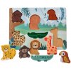 Adam Toys senzorické puzzle 3D safari zvieratá