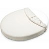 PETITEMARS PETITE&MARS Napínacia plachta nepremokavá do oválnej postieľky Soft Dream Oval 84 x 50 White PETITEMARS PETITE&MARS Napínacia plachta nepremokavá do oválnej postieľky Soft Dream Oval 84 x 50 White