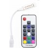 RGB RF Ovládač / Kontrolér + diaľkový ovládač 17 tlačidiel pre LED pásy RGB RF Ovládač / Kontrolér + diaľkový ovládač 17 tlačidiel pre LED pásy