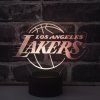 Beling 3D lampa, Los Angeles Lakers, 7 farebná S493 Beling 3D lampa, Los Angeles Lakers, 7 farebná S493