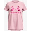 Dievčenske tričko Under Armour Tech Solid Print Fill BL SSC-PNK XL Dievčenske tričko Under Armour Tech Solid Print Fill BL SSC-PNK XL