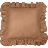 Cotton and Sweets Cotton and Sweets Vankúš s volánom čokoládová 40x40cm Cotton and Sweets Cotton and Sweets Vankúš s volánom čokoládová 40x40cm