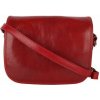 TALIANSKE Dámska kožená kabelka crossbody Talianska červená Diana TALIANSKE Dámska kožená kabelka crossbody Talianska červená Diana
