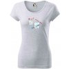 Zubárske tričko - kefka a jedlo - Dámske tričko Pure - XL ( Svetlosivý melír ) Zubárske tričko - kefka a jedlo - Dámske tričko Pure - XL ( Svetlosivý melír )