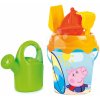Vedro set Peppa Pig Garnished Bucket Smoby s krhlou 17 cm výška od 18 mes Vedro set Peppa Pig Garnished Bucket Smoby s krhlou 17 cm výška od 18 mes