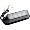 Výstražné svetlo 4×LED oranžové 12/24V – veľké