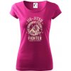Jiu Jitsu logo guľaté - Dámske tričko Pure - M ( Fuchsiová ) Jiu Jitsu logo guľaté - Dámske tričko Pure - M ( Fuchsiová )