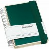 Zápisník Die Kante Mucho špirála 3 v 1 A5 tmavozelený Zápisník Die Kante Mucho špirála 3 v 1 A5 tmavozelený