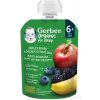 Gerber Organic vrecko jablko banán borůvka a ostružina 90 g Gerber Organic vrecko jablko banán borůvka a ostružina 90 g