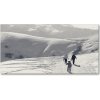Moderný foto-obraz akryl na stenu Lyžiari 100x50 cm Moderný foto-obraz akryl na stenu Lyžiari 100x50 cm