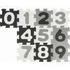 Bieco - Penová hracia podložka s číslami - puzzle black & white - 10 ks Bieco - Penová hracia podložka s číslami - puzzle black & white - 10 ks