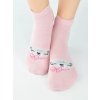 Dievčenské ABS ponožky SB009 - 23-26 / ružová Dievčenské ABS ponožky SB009 - 23-26 / ružová
