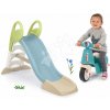 Smoby Set šmykľavka s vodnou hrou 150 cm Toboggan GM Slide Life a odrážadlo motorka s reflektorom Scooter Blue