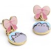 Pusheen mačacie ružové visiace náušnice Pusheen mačacie ružové visiace náušnice