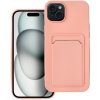 Kryt Card Case iPhone 15 Plus Pink Kryt Card Case iPhone 15 Plus Pink