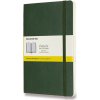 Moleskine Zápisník mäkké dosky A5 štvorčekový tmavo zelený