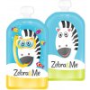 Zebra&Me plniteľné kapsičky pre deti na opakované použitie - potápač + zebra 2ks, 150 ml Zebra&Me plniteľné kapsičky pre deti na opakované použitie - potápač + zebra 2ks, 150 ml