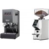 Gaggia Classic E24 BC, grey + Eureka Mignon Specialita Smart, CR white Gaggia Classic E24 BC, grey + Eureka Mignon Specialita Smart, CR white