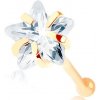 Šperky eshop - Zlatý piercing do nosa 585 - rovný, číra zirkónová hviezdička S2GG96.13 Šperky eshop - Zlatý piercing do nosa 585 - rovný, číra zirkónová hviezdička S2GG96.13