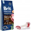 Brit Premium By Nature Light 15kg + Biela slanina s kosťou 16 cm Brit Premium By Nature Light 15kg + Biela slanina s kosťou 16 cm