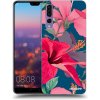 Picasee silikónový čierny obal pre Huawei P20 Pro - Hibiscus Picasee silikónový čierny obal pre Huawei P20 Pro - Hibiscus