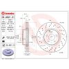 BREMBO Brzdový kotúč 09.A621.31 BREMBO Brzdový kotúč 09.A621.31